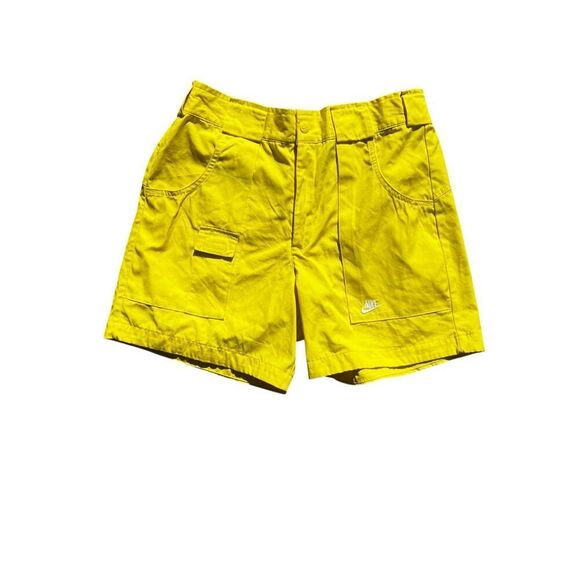 NIKE 1987 Sportswear Reissue Canvas Shorts in Yellow Men's Size Medium - Picture 1 of 6